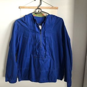 J crew weather resistant pullover hoodie